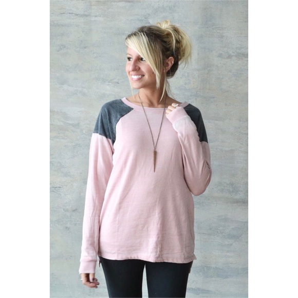 MOD Boutique Color-block Raglan Sleeve Tee - Picture 7 of 7